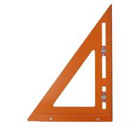 Squadra per la lavorazione del legno 2 in 1 con cursore di posizionamento e righello triangolare regolabile, costruzione, misurazione precisa dell'angolo, foratura Loc(300 x 420)
