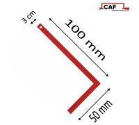 SQUADRA PER MURATORE IN ACCIAIO CM 100 - Ferrero Ferramenta