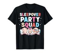 Squadra Per Un Pigiama Party Festa Sleepover Pernottamento Maglietta