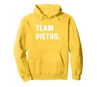 Squadra Pietro Felpa con Cappuccio, Unisex per Adulti, Limone, M