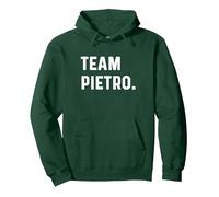 Squadra Pietro Felpa con Cappuccio, Unisex per Adulti, Verde Foresta, XL