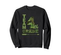Squadra Quarto 4 ° Grado Cool Cammo Insegnante Scuola Studente Felpa