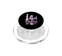 Squadra Quarto 4 ° Grado Pretty Floral Insegnante Scuola Studente PopSockets PopGrip per MagSafe