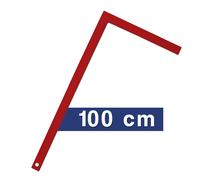 SQUADRA SQUADRO PER MURATORE CARPENTIERE IN ACCIAIO VERNICIATO V/MISURE 20906V