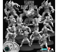 Squadra VAMPIRE - Bloody Kingdom resina stampa3d Fantasy Football Realm of Paths