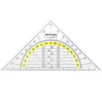 Squadra Westcott 14 Cm, Trasparente Con Scala Gialla E-10130 00