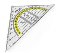 Squadra Westcott 14 Cm, Trasparente Con Scala Gialla E-10130 00