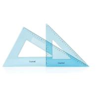 Squadre Coppia Geometric Cm 35 - Coppia di Squadre 35cm 45 e 60 gradi