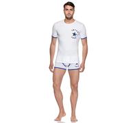 Squadre di Calcio Completo Girocollo e Boxer Inter Bianco S