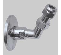 SQUADRETTA A 45° CON PROLUNGA 1/2 x 10 Curvette Sottolavabo (Pz.2)