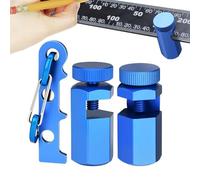 Squadretta per Taglio Circolare - Accessorio per Spaziatura Planimetria con Supporto e Gancio | Accessorio per da Carpentiere - per Falegnami, Regali Uomo