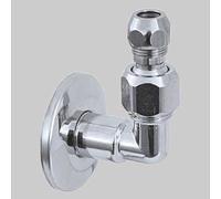 SQUADRETTA SNODABILE 90° 1/2 x 10 Curvette Sottolavabo (Pz.2)