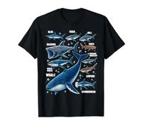 Squali del Mondo Specie di Squalo Oceano Tipi Biologia Squalo Maglietta