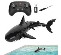 Squali Giocattolo- 34x15x9 Cm Giocattoli Squalo Per Bambini- Divertente Impermeabile E Interattivo | Bambini Giocattoli Squalo Telecomandato | Per Compleanni Natale Spiaggia Piscina Interno
