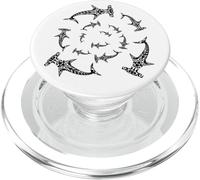 Squali martello a scuola Nuova Zelanda Art Sea Animals NZ PopSockets PopGrip per MagSafe