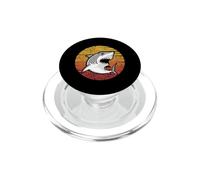 Squalo Amante Balena Bianca Retro Hammerhead PopSockets PopGrip per MagSafe