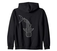 Squalo Balena Rhincodon typus Felpa con Cappuccio