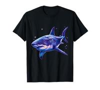 Squalo Biologia Marina Opere d'Arte Animali Mare Oceano Squali Amante Maglietta