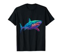 Squalo Biologia Marina Opere d'Arte Animali Mare Oceano Squali Amante Maglietta