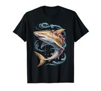 Squalo Biologia Marina Opere d'Arte Animali Mare Oceano Squali Amante Maglietta