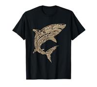 Squalo Biologia Marina Opere d'Arte Animali Mare Oceano Squali Amante Maglietta