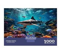 Squalo corallo Puzzle 1000 Pezzi In Squalo scoglio cartone Resistente, Un Tangram Per Giochi Di Puzzle Per Lo Sviluppo Cognitivo, Ideale Per Attività Fuzzle Post-scuola, Il Puzzle Più Venduto 38x26cm