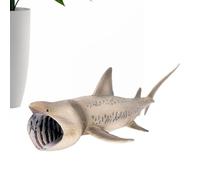 Squalo Giocattolo Per Bagno - PP 21.3x10x6cm | Statuina Predatore Marittimo | Modello Pescecane | Dispositivo Galleggiante Per Bimbi Piccoli Vasca Piscina Divertimento Riconoscimento Animale E Gioco A
