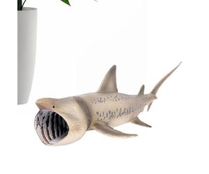 Squalo Giocattolo Per Bagno - PP 21.3x10x6cm | Statuina Predatore Marittimo | Modello Pescecane | Dispositivo Galleggiante Per Bimbi Piccoli Vasca Piscina Riconoscimento Animale E Gioco A