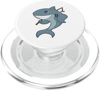 Squalo Pescatore Canna da pesca Pesca PopSockets PopGrip per MagSafe