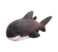 Squalo pieno - Adorabile peluche con creatura marina, comodo giocattolo per animali | dimensioni standard morbido squalo con viso sorridente per la decorazione della camera del bambino