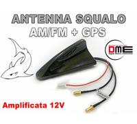 SQUALO Roof Antenna da tetto combinata SMA GPS Radio Nero Shark black in 24h