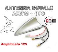 SQUALO Roof Antenna da tetto combinata SMA GPS Radio Silver Shark in 24h