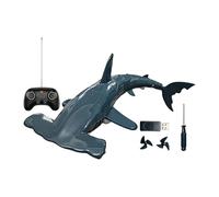 Squalo telecomandato, 2,4 GHz, ricaricabile, impermeabile, con immersione simulata, squalo telecomandato, per bambini e bambine 6 anni in su, vasca da bagno, compleanno
