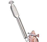 Squamatore for Pesci in Acciaio Inossidabile 2 in 1 + Grattugia for Zenzero, Strumento Multifunzionale for La Rimozione delle Squame da 9 Pollici for La Casa E Il Ristorante(1pcs)
