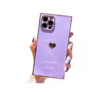 Square Case for iPhone 13 Pro Max, Cute Cases Full Lens Protection -Candy Pur YXO
