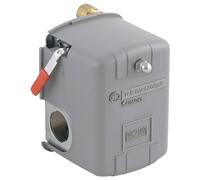 Square D by Schneider Electric 9013FHG44J59M1X - Pressostato compressore d'aria, 175 Psi Set Off, 40 Psi Differenziale fisso, 4 vie flangia, 2 vie valvola di rilascio, leva di taglio auto/off