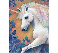 square diamond painting 5D strass quadrati bambini 40x50cm unicorno mosaico painting puzzle 5d fai da te adulti pittura con diamantini ricami con perline punto croce diamante la casa le pareti