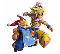 Square Enix Mana3 Trials Of Mana Bring Arts Kevin E Charlotte Figura NUOVA