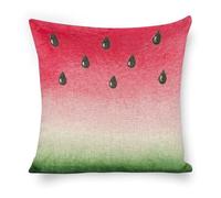 Square Federe Watercolor Watermelon Summer Set of 2 Morbida Fodere per Cuscini per