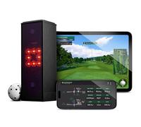 Square Golf Monitor di lancio per interni, unisex, nero