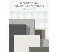 Square Grid Notebook: 0.25 Inch Grid · 8.5 x 11 in · 120 Pages
