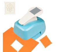 Square Hole Punch - Portable Lever Action Paper Puncher, Stamp Shape Cutter | Square Hole Punch, Portable Lever Action Paper Cutter With Stamp Shape Punching Design, Suitable For Students, Crafts