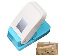 Square Hole Punch - Portable Manual Craft Cutter for Office Home School Use | Ergonomic Handle with Blade, Easy Handheld Puncher for Paper Cardboard Labels Wrapping Card Making and Art Projects