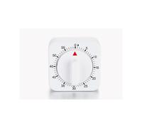 Square Kitchen Timer Battery Free Mechanical Timer Reminder Countdown Kitchen Supplies Small Square Ornaments Alarm Clock