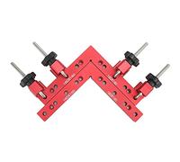 Square Positioning Ruler | 90 Degree Angle Measuring Tool for Woodworking & Picture Frames | Aluminum Alloy Right Angle Ruler with Screws/Clips