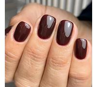 Square Press On Nails Lucido False Stock In 12 Taglie 24 per cento Punte Francesi Per DIY Art Decoration Stick Unghie finte