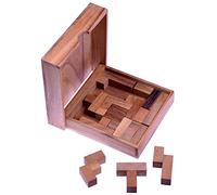 Square Puzzle - Pentomino Puzzle - Gioco educativo - Gioco di pensiero - Giochi di pazienza - Gioco di logica in legno