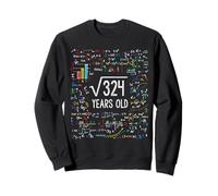 Square Root of 324 18th Birthday 18 Year Old Gifts Math Bday Felpa