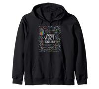 Square Root of 324 18th Birthday 18 Year Old Gifts Math Bday Felpa con Cappuccio