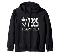 Square Root of 7225 Maglietta 85 Anni 85° Compleanno Camicia Felpa con Cappuccio